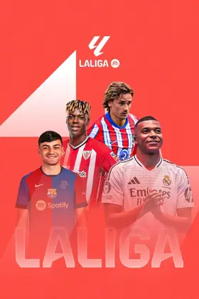 Spanish league football artwork